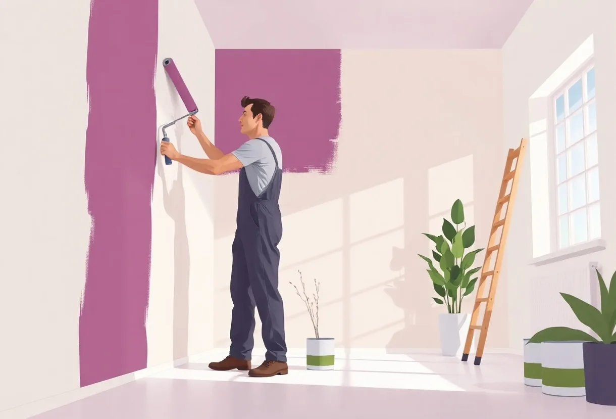 Peintre Saint-Denis 93200 en intervention sur un chantier