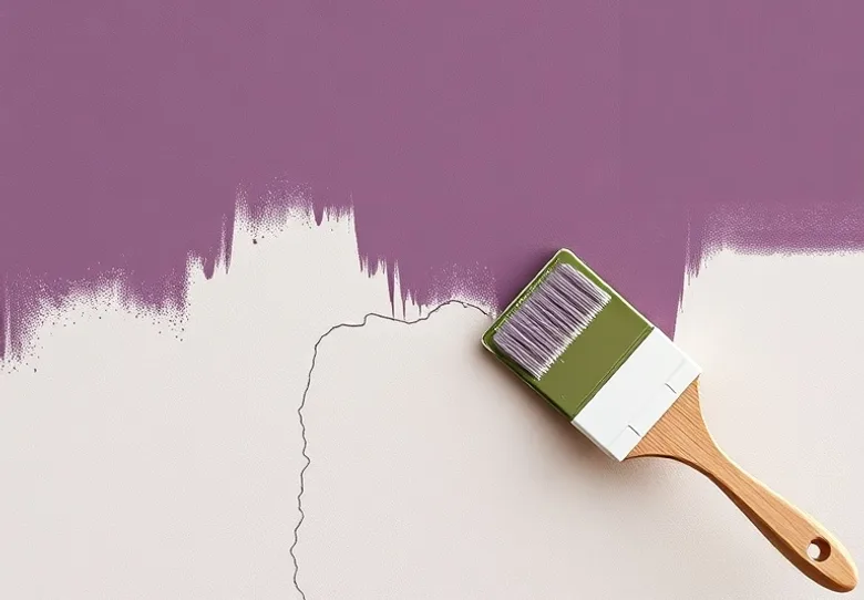 Ponçage et rebouchage des fissures avant mise en peinture